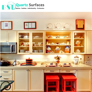 Yellow Sparkle Quartz Stone for Wall Tiles