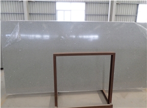 Crystal Light Grey Quartz Slab/ Grey Quartz Stone