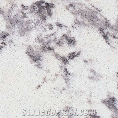 Glacier Grey Quartz Slab/ Vein Quartz Stone