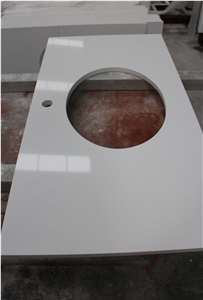 Pure White Quartz Vanity Top Quartz Stone Bath Top Pure White Quartz Vanity Top Quartz Stone Bath Top