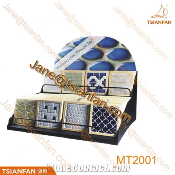 Cosa Marble Tile Countertop Display Rack
