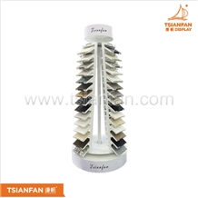 Metal Stone Spin Showroom Display Stand Rack Tower