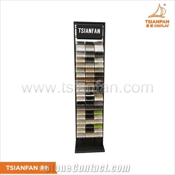Srl103 Popular Metal Quartz Stone Display Stand