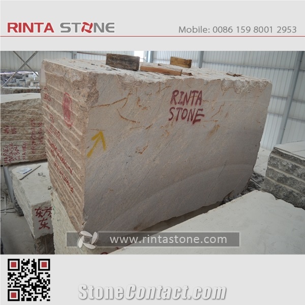 California Golden Granite Blocks, Juparana California Granite Block
