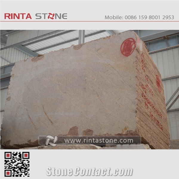 California Golden Granite Blocks, Juparana California Granite Block