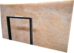 Backlit Decorative Beige Onix Gold Onyx