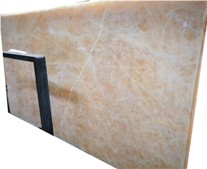 Backlit Decorative Beige Onix Gold Onyx