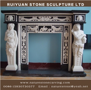 Fireplace Mantel Sculpture Fireplace Indoor