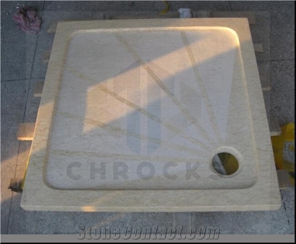 Beige Marble Shower Tray,Sunny Marble Shower Tray