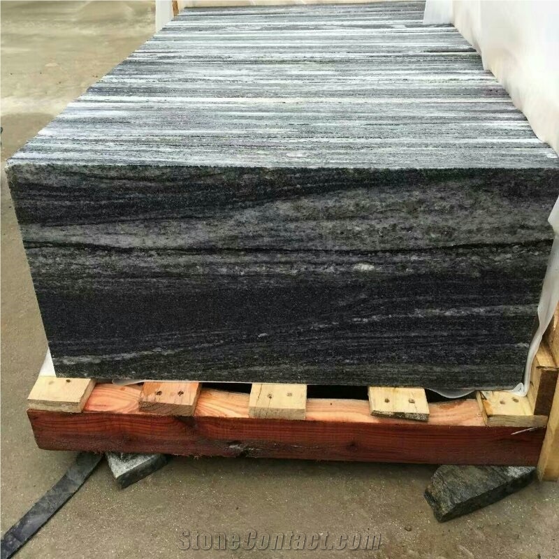 Black Ash Granite Tile Landscape Granite Tile