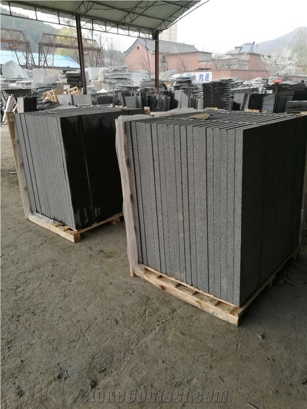 Black Basalt Honed Tiles Floor Covering Tiles