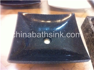 Black Galaxy Granite Basins, Black Granite Sinks