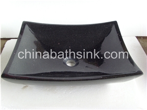 Black Galaxy Granite Basins, Black Granite Sinks