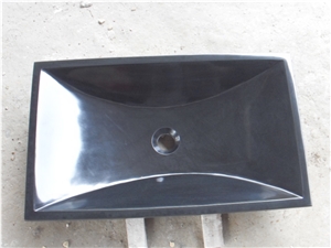 Black Jade Marble Sinks,China Black Marble Basins