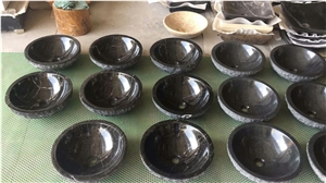 China Black Marble Sinks, China Coffee Marble Sink