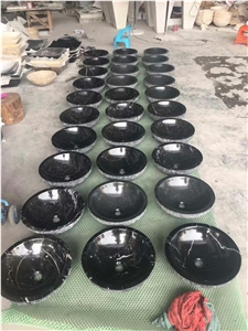 China Black Marble Sinks, China Coffee Marble Sink
