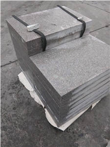 China G606 Pink Granite Flamed Paver Stone