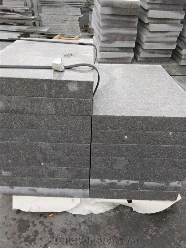 China G606 Pink Granite Flamed Paver Stone