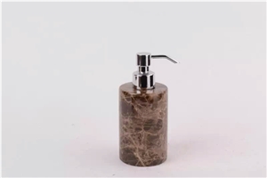 Chstone Dark Emperador Marble Bath Accessories