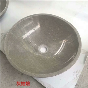 Cinderella Grey Marble Sinks, Grey Marble Basins
