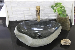 Dark Riverstone Bathroom Vessel Sinks Wash Basin Dark Riverstone Bathroom Vessel Sinks Wash Basin