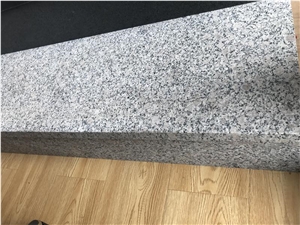 G383 Pearl White Granite Honed Standard Steps