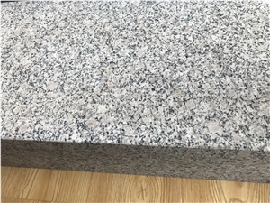 G383 Pearl White Granite Honed Standard Steps