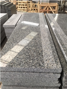 G602 Granite Step, Light Grey Granite Staircase