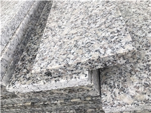 G602 Granite Step, Light Grey Granite Staircase
