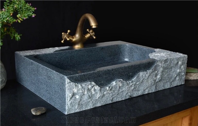 G654 Granite Sinks,Dark Grey Granite Basins,