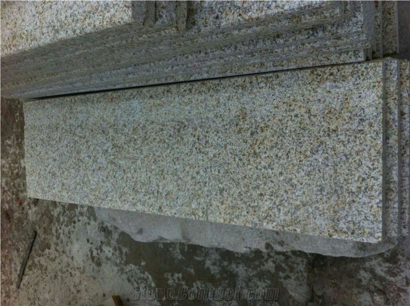 G682 Granite Step, Rustic Yellow Step