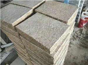 G682 Pavers, Rustic Yellow Granite Garden Flooring