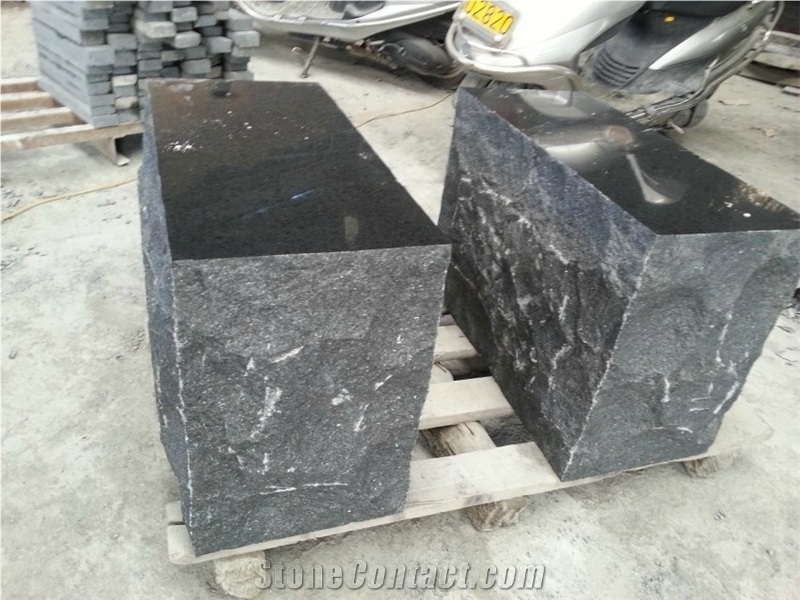 G684 Black Granite Kerbstone Road Side Stone