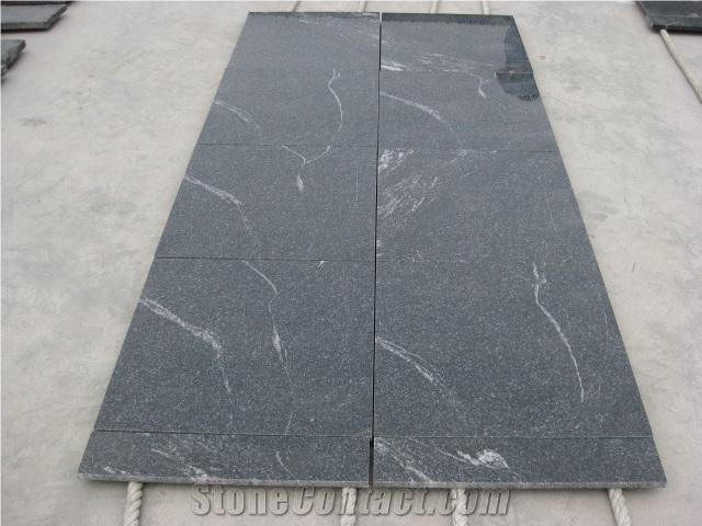 Jet Mist Granite Tiles, Snow Grey Granite Flooring