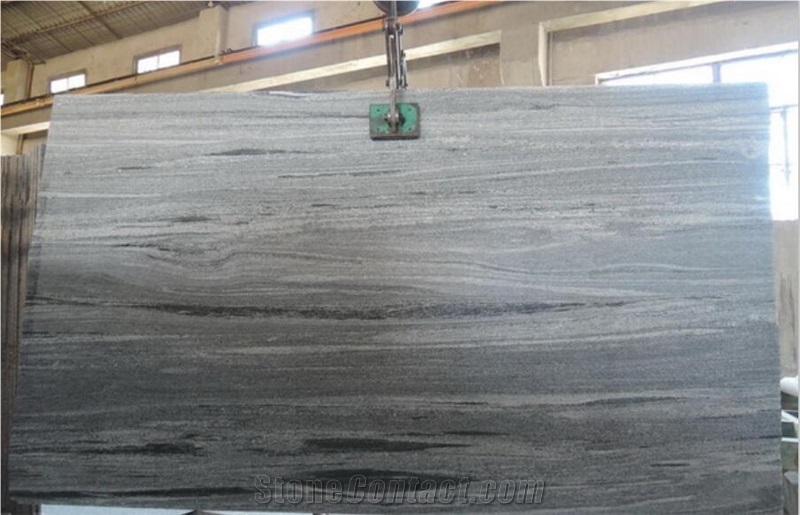 Landscape Grey Granite Slab Ash Grey Granite Tiles
