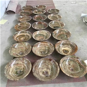 Light Emperador Marble Sinks, Marble Basins