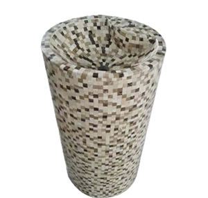 Marble Mosaic Pedestal Sink Standing Wash Basin Marble Mosaic Pedestal Sink Standing Wash Basin