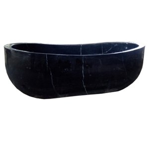 Nero Marquina Marble Bath Tub Free-Standing Tubs