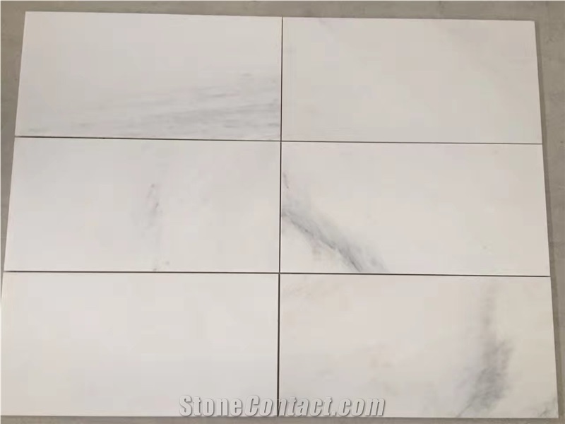 Oriental White Marble Flooring Polished Tiles