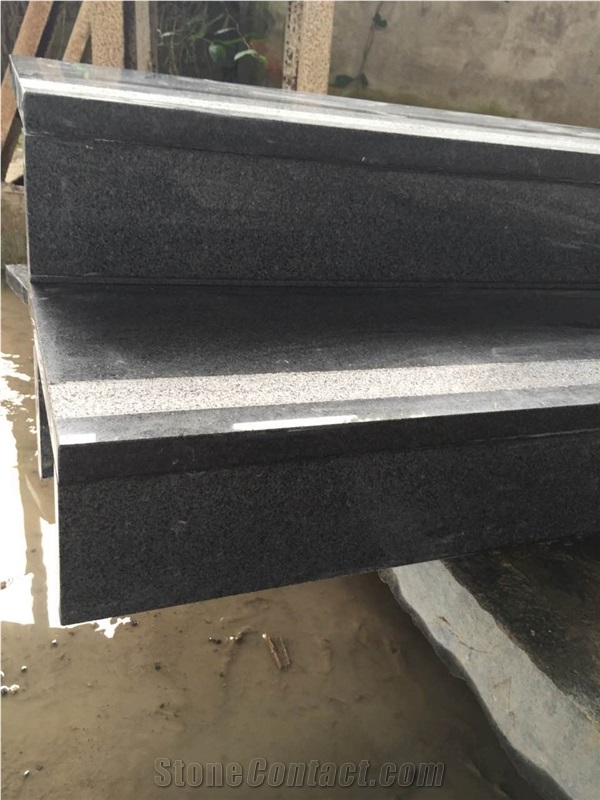 Padang Dark Granite Stairs Raiser, G654 Step