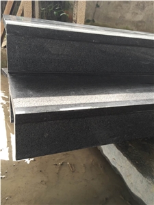 Padang Dark Granite Stairs Raiser, G654 Step