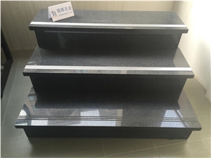 Pandang Dark Grey G654 Granite Step Staircase