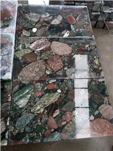 Rainbow Colorful Granite Tile Decorational Tiles