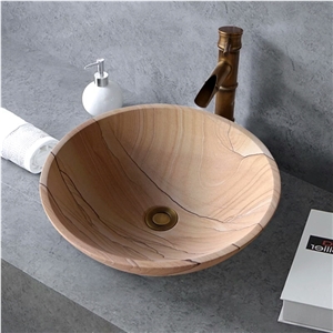 Sandstone Sinks, Yellow Sandstone Bathroom Basins