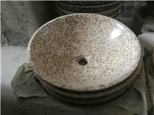 Tiger Skin Yellow Granite Sinks, Granite Basins