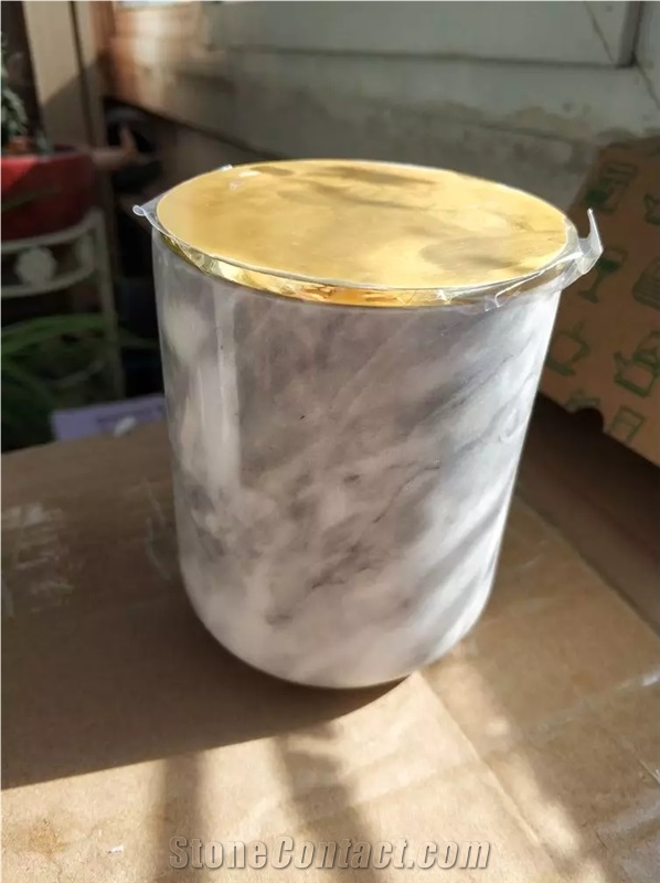 White Marble Candle Holders & Accessories