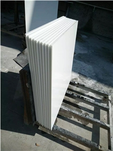 White Quartz Stone Bathroom Tops, Engineered Tops