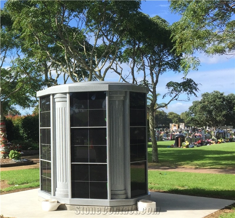 72 Niche Hexagon Granite Columbarium Cemetery