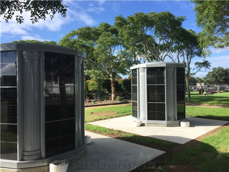 72 Niche Hexagon Granite Columbarium Cemetery