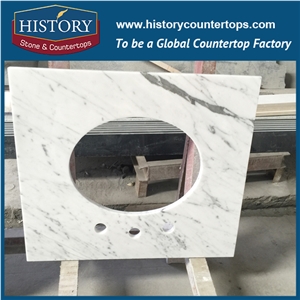Precut Bianco Venato Carrara Marble Vanity Top
